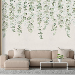 Jardim Suspenso Tropical Verde - Mural
