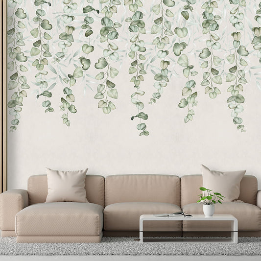Jardim Suspenso Tropical Verde - Mural