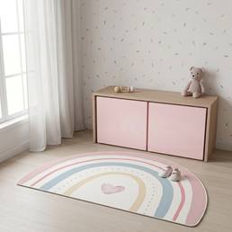 TAPETE INFANTIL CORAÇÃO ARCO - 1,33m