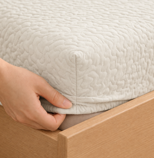 Colcha Casal Com Elástico Infinity - Palha