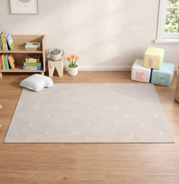Tapete Infantil Retangular Granilite - Bege