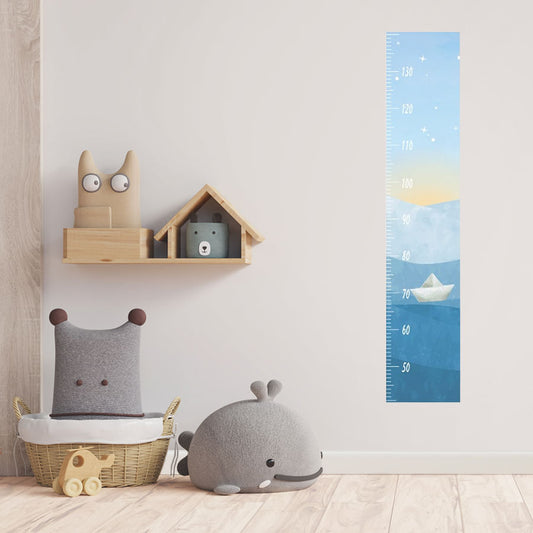 A Régua de Crescimento Barquinho de Papel