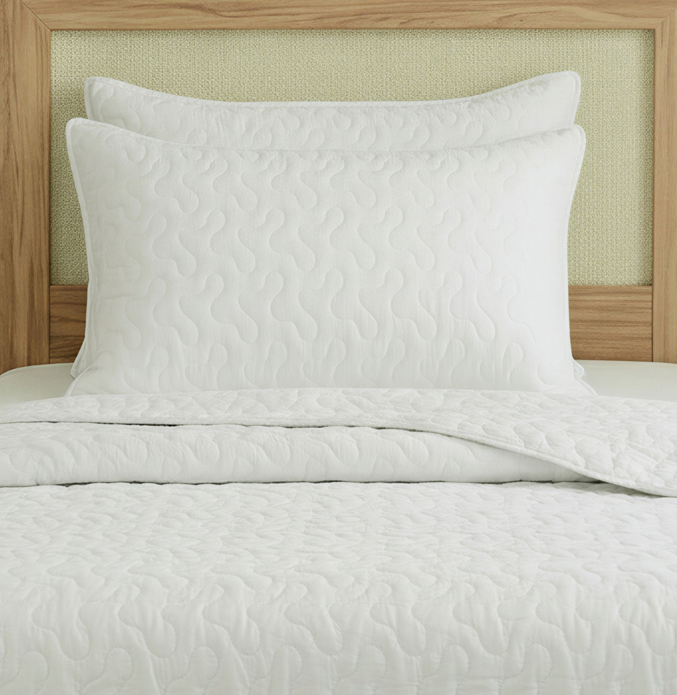 Porta Travesseiro Solteiro Infinity - Branco