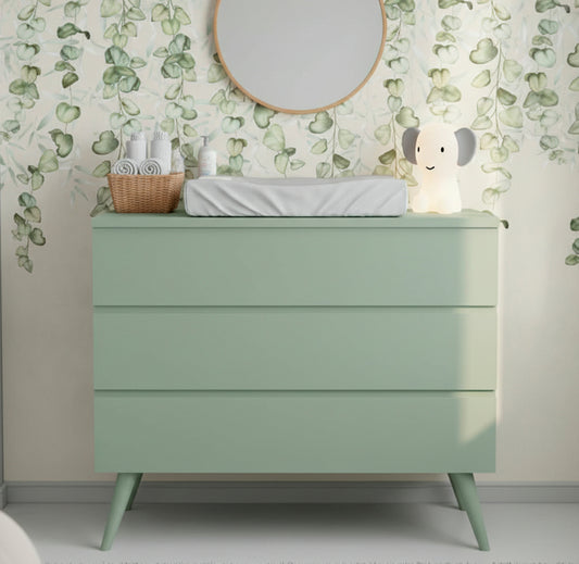 Cômoda de Bebê Viena Verde Jardim