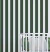 Papel de Parede Infantil Listrado Largo Verde 