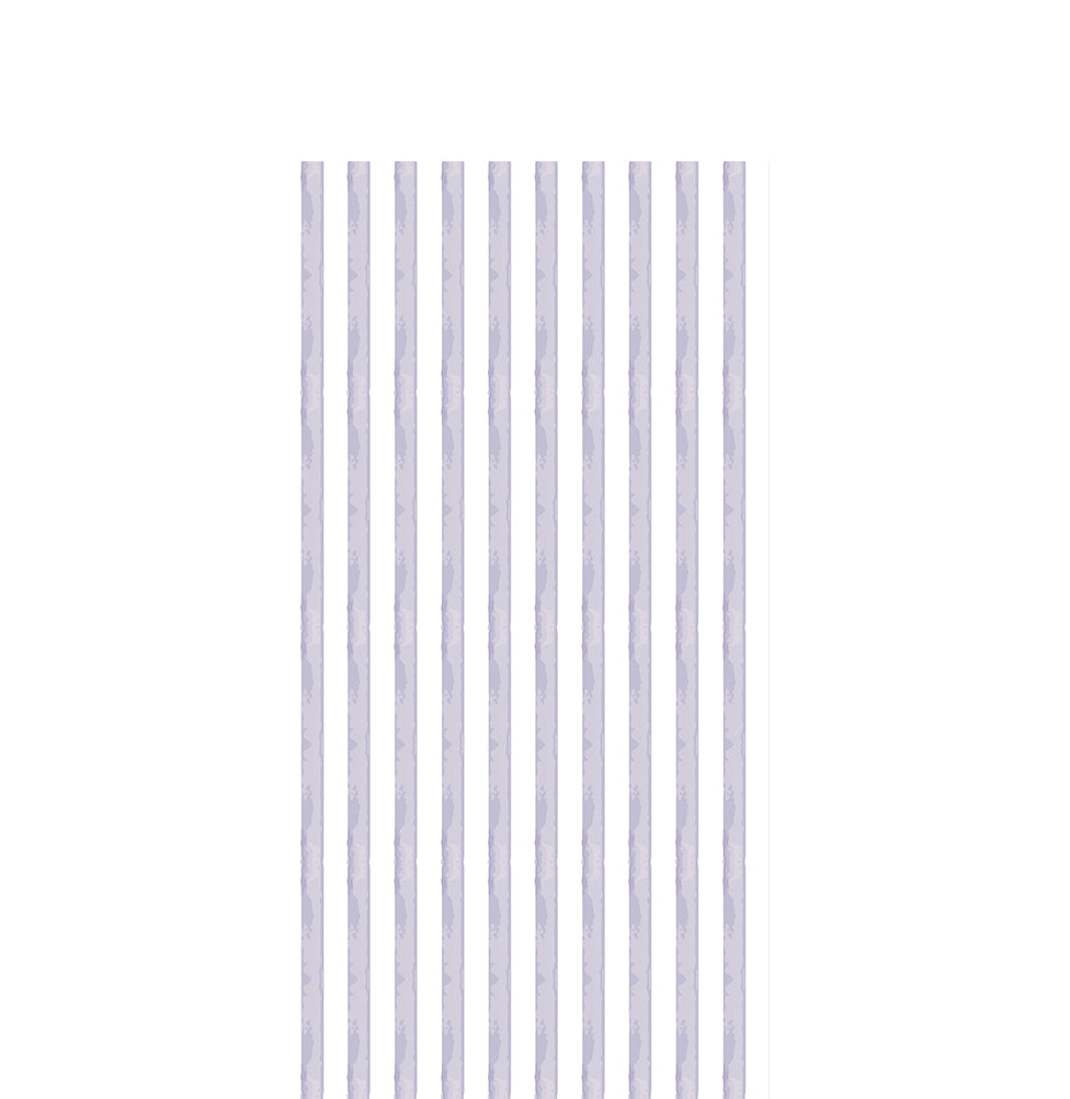 Papel de Parede Infantil Listra Aquarela Lilás
