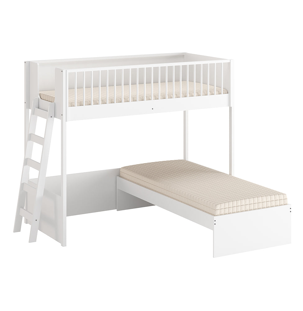 Beliche Slim Com Cama Turca Solteiro - Branco