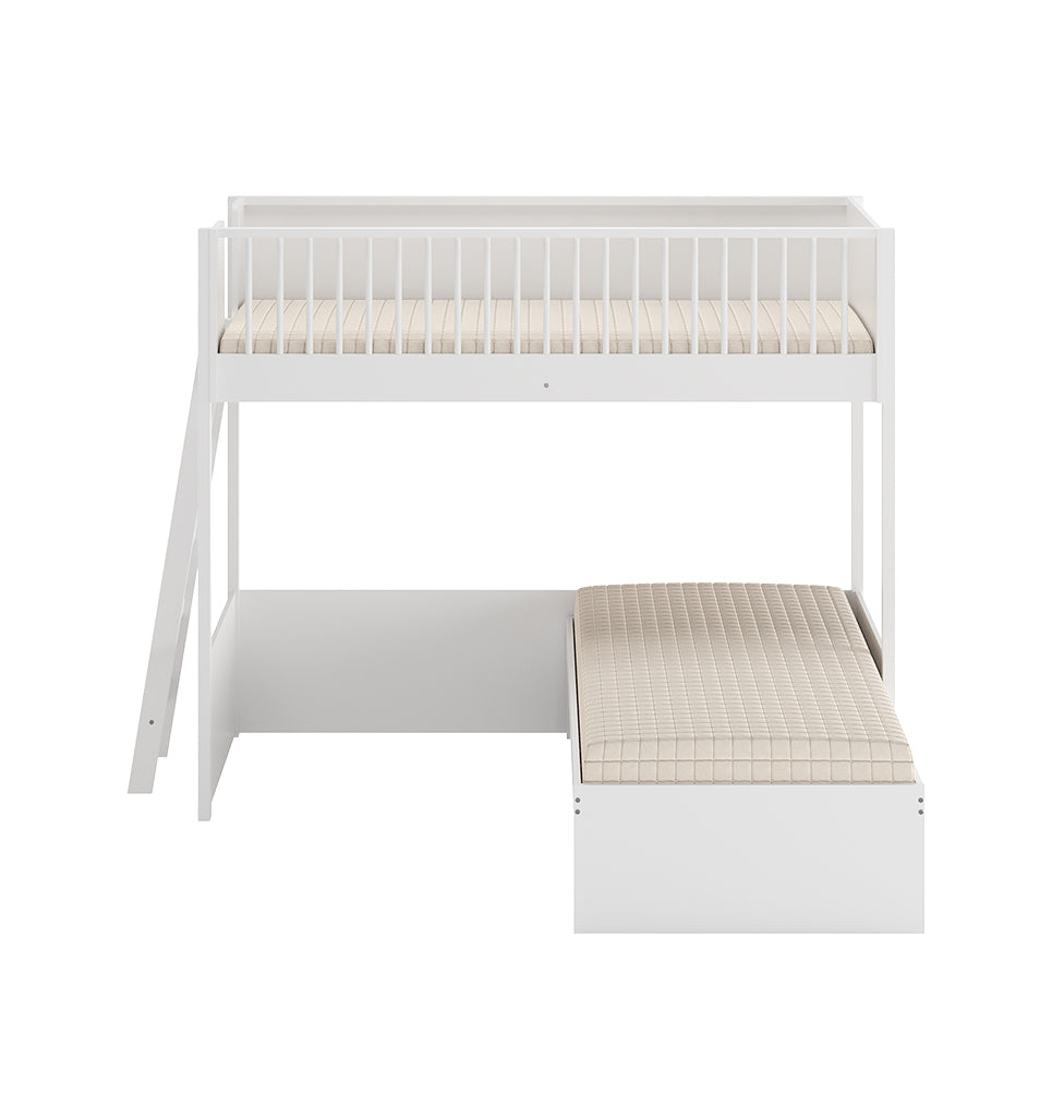 Beliche Slim Com Cama Turca Solteiro - Branco