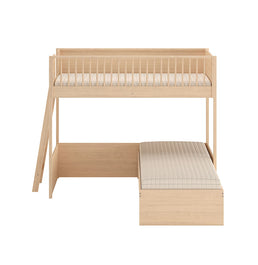 Beliche Slim Com Cama Turca Solteiro - Carvalho