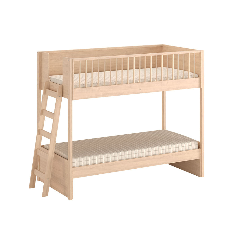 Beliche Slim Com Cama Turca Solteiro - Carvalho