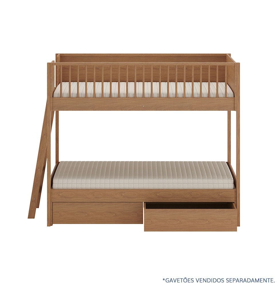 Beliche Slim Com Cama Turca Solteiro - Freijó