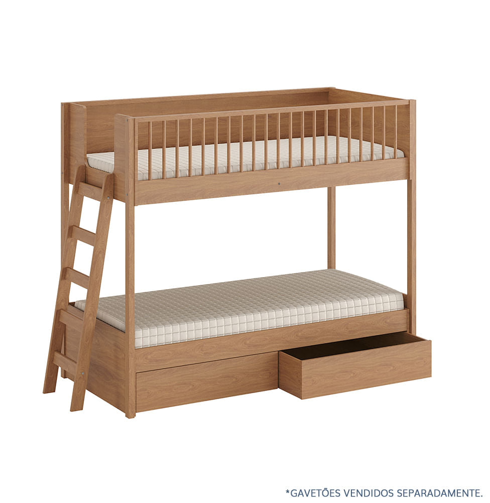 Beliche Slim Com Cama Turca Solteiro - Freijó