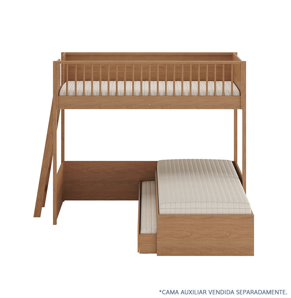 Beliche Slim Com Cama Turca Solteiro - Freijó