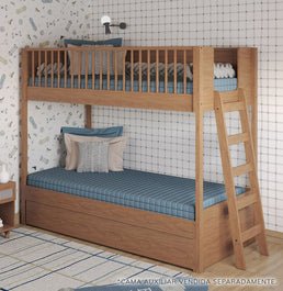 Beliche Slim Com Cama Turca Solteiro - Freijó