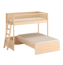 Beliche Slim Com Cama Turca Casal - Carvalho