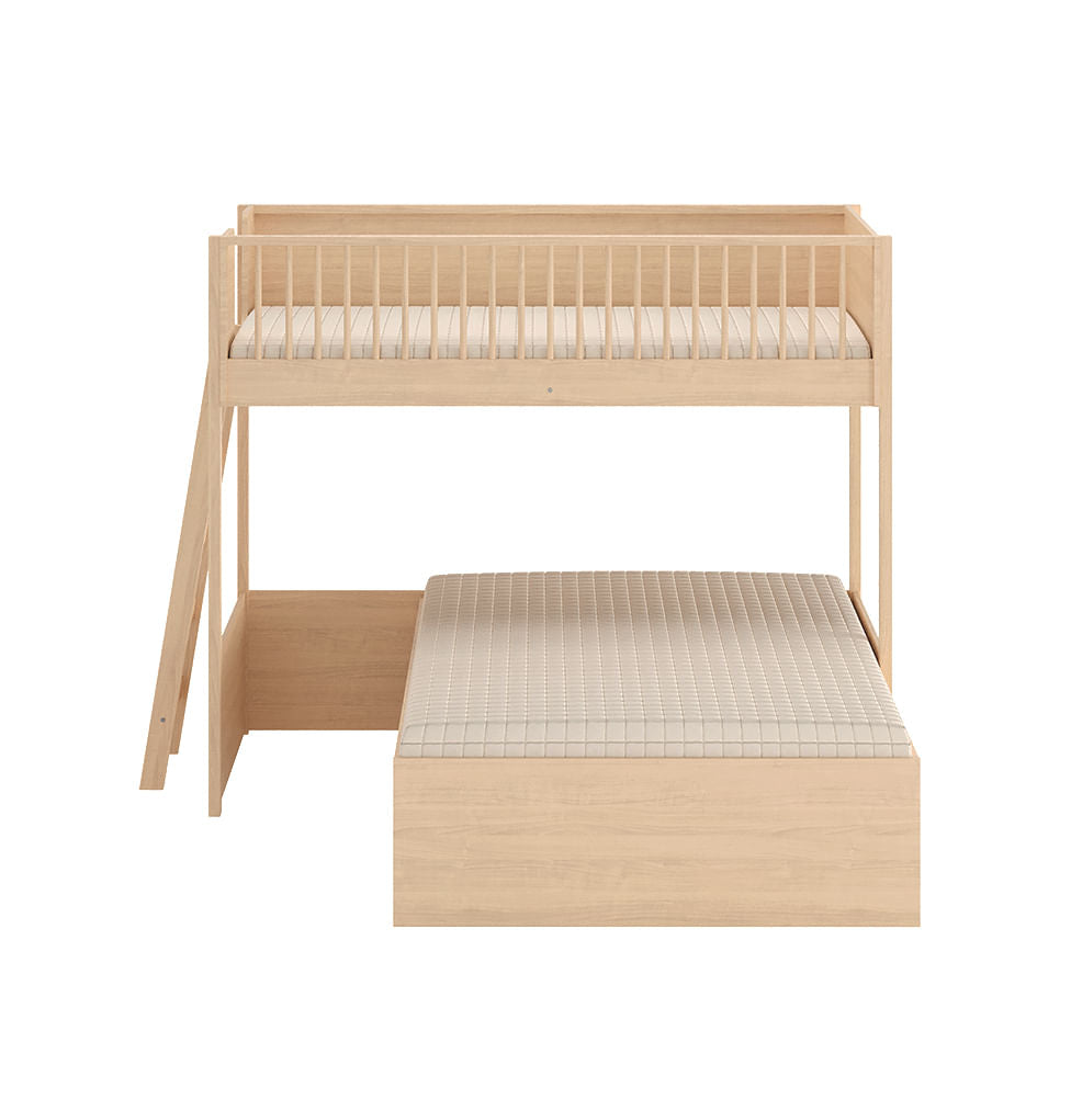 Beliche Slim Com Cama Turca Casal - Carvalho