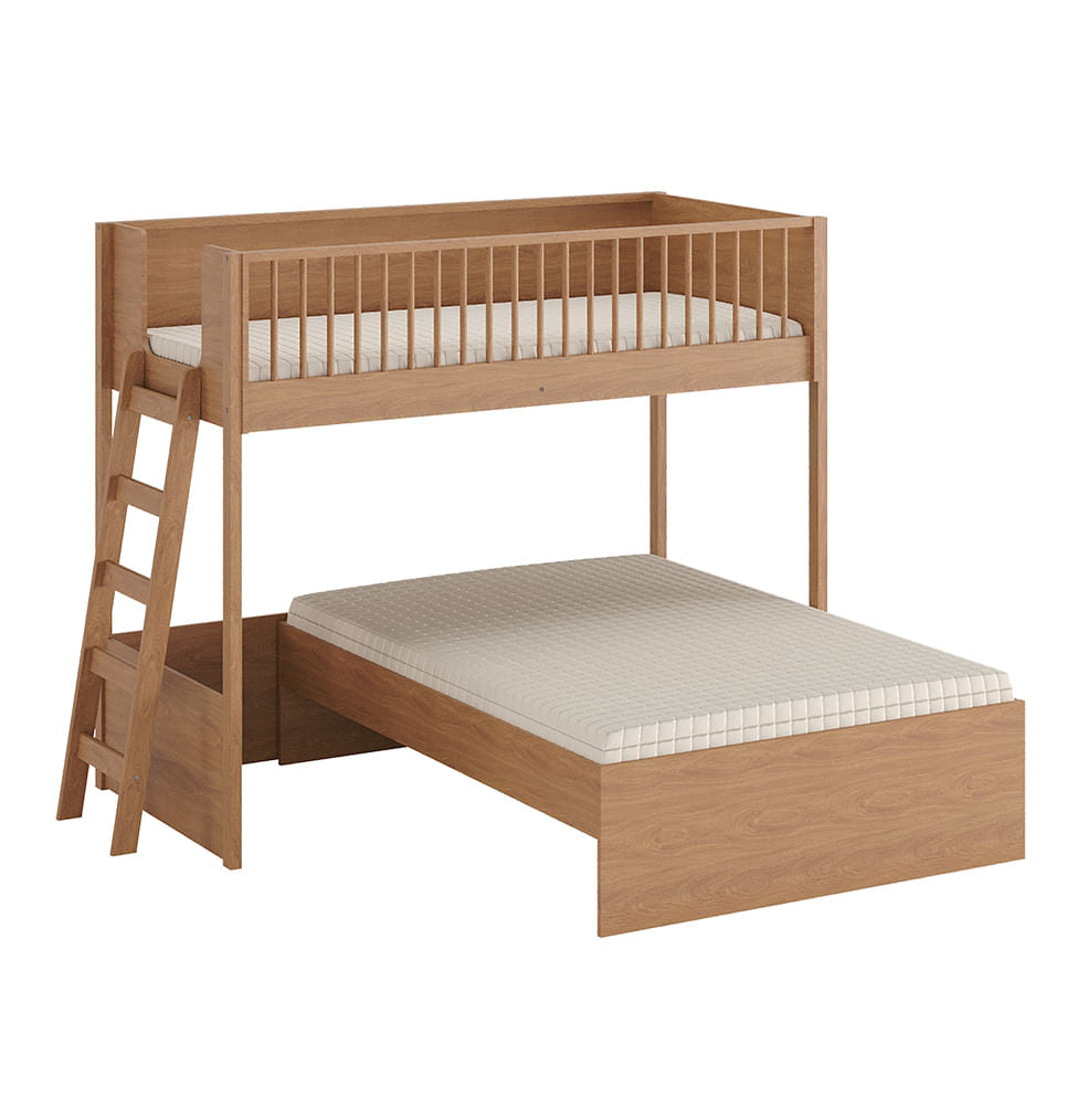 Beliche Slim Com Cama Turca Casal - Freijó