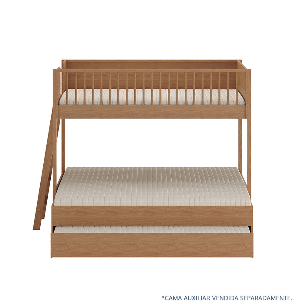 Beliche Slim Com Cama Turca Casal - Freijó