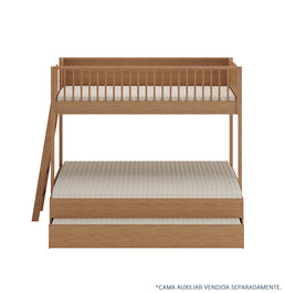 Beliche Slim Com Cama Turca Casal - Freijó
