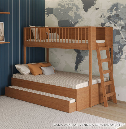 Beliche Slim Com Cama Turca Casal - Freijó