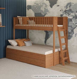 Beliche Slim Com Cama Turca Casal - Freijó