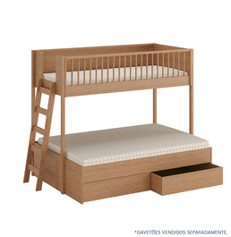 Beliche Slim Com Cama Turca Casal - Freijó