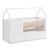 Berço Go Com Casinha Multifuncional 6 em 1 - Branco