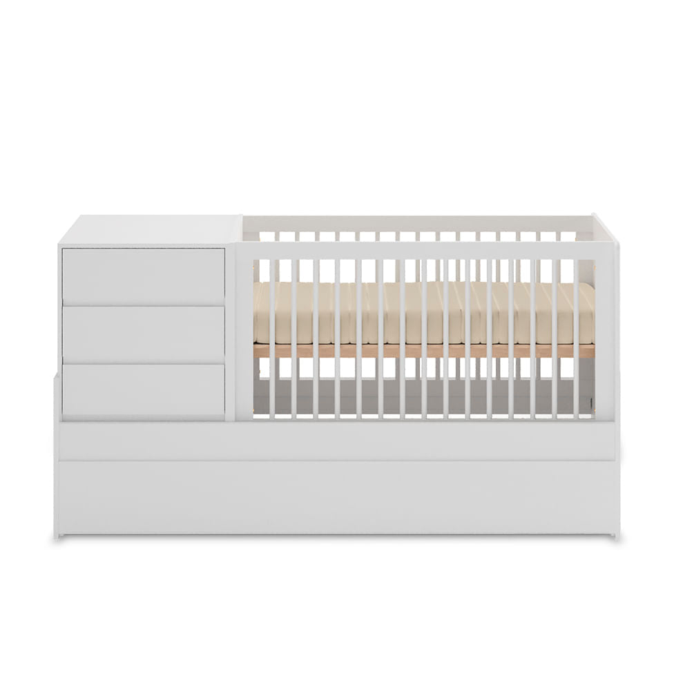 Berço Go Multifuncional 6 em 1 - Branco