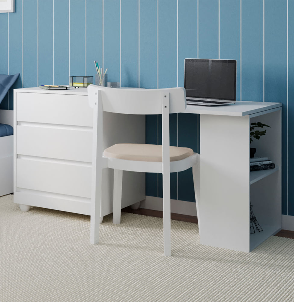 Berço Go Multifuncional 6 em 1 - Branco