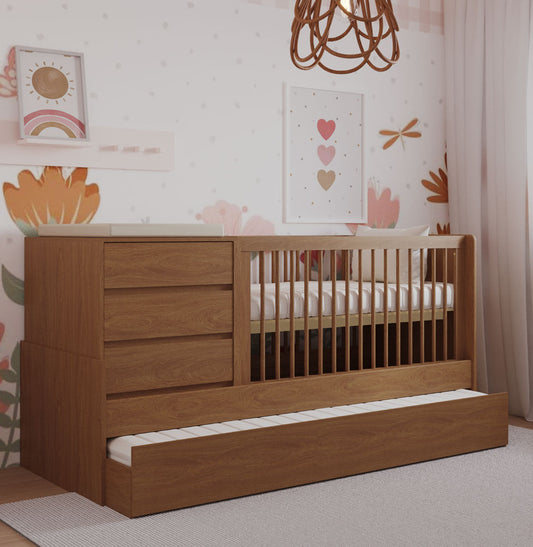 Berço Go Multifuncional 6 em 1 - Freijó