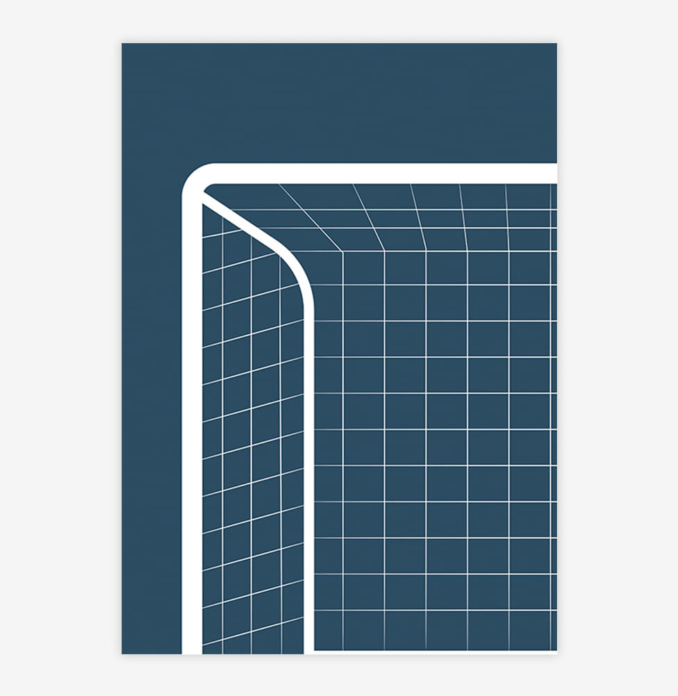 Quadro Infantil Gol Marinho - Vertical 