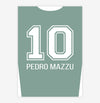 Quadro Infantil Camisa de Futebol Verde Personalizado - Vertical