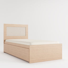 Cama Solteiro Haus Nature com Cama Auxiliar - Carvalho