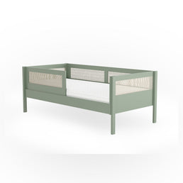 Combo Cama Sofá Haus Nature Com Palha 2 em 1 Com Cama Auxiliar e Escorregador - Verde Jardim