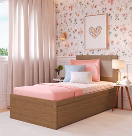 Cama Solteiro Haus Nature Com Cama Auxiliar - Freijó