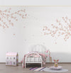 Papel de Parede Adesivo Infantil Floral Galhos Cerejeiras - Mural 4,0m x 2,70m - Bota Fora 