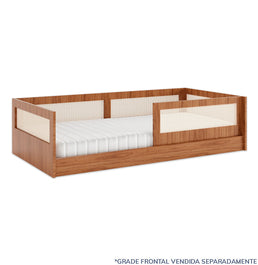 Cama Sofá Haus Nature Com Palha 2 em 1 Montessoriana - Freijó