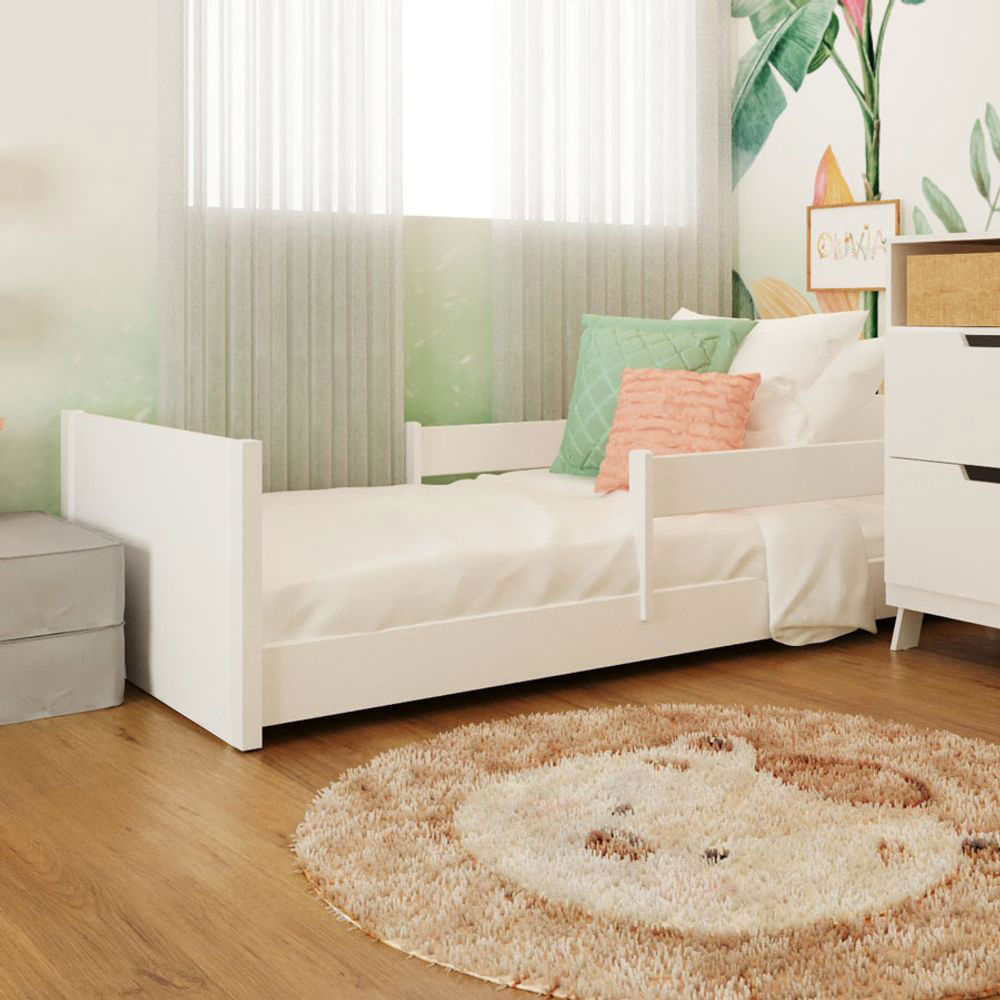 Cama Up 2 em 1 Montessoriana - Branco