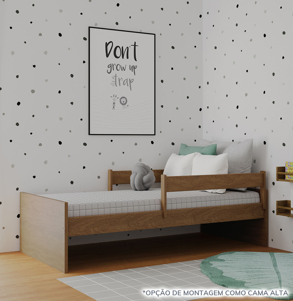 Cama Up 2 em 1 Montessoriana - Freijó