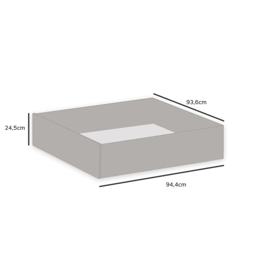 Conjunto 2 Gavetas Slim - Greige