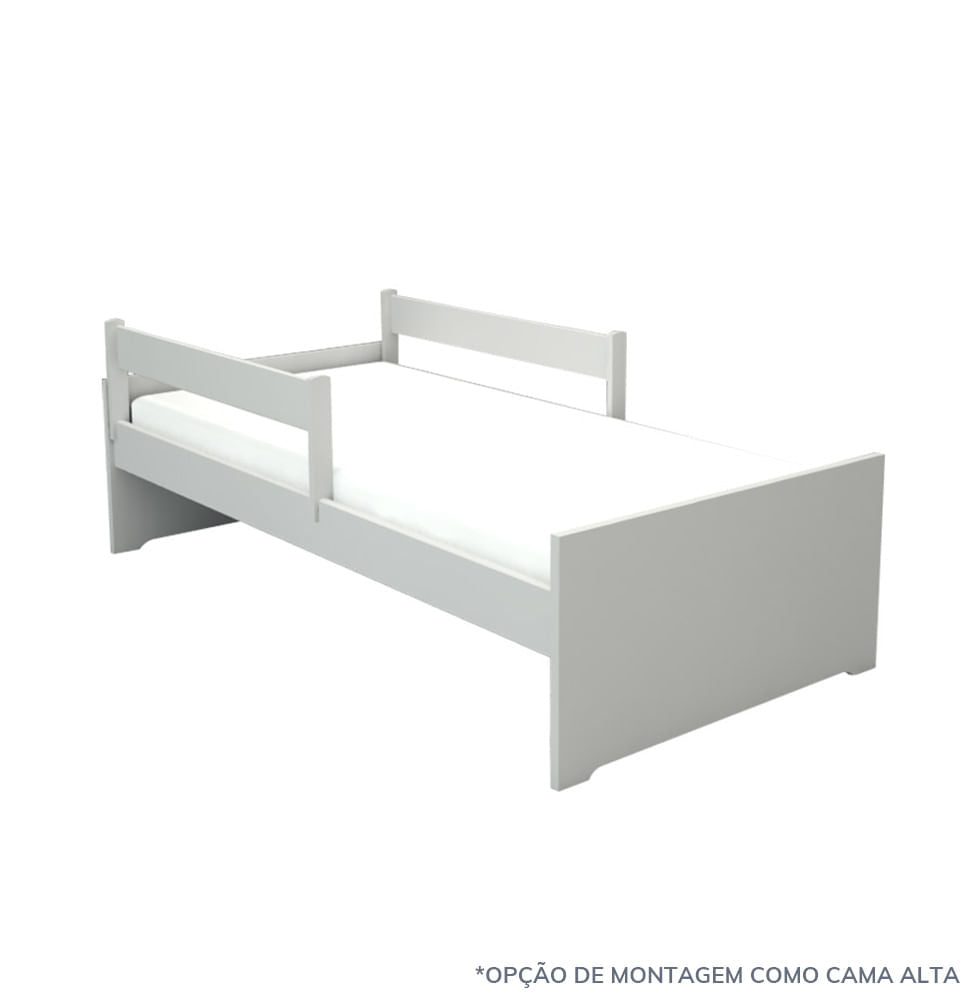 Cama Up 2 em 1 Montessoriana - Cinza 