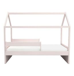 Cama Up 2 em 1 Com Casinha Montessoriana - Rosa Claro