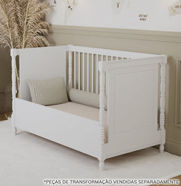 Berço Monet 3 em 1 - Branco