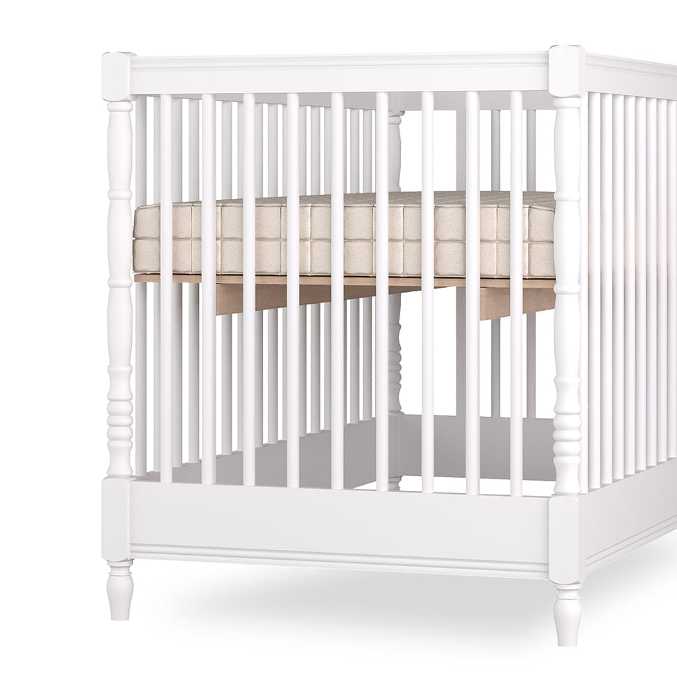 Berço Monet 3 em 1 Palitado - Branco