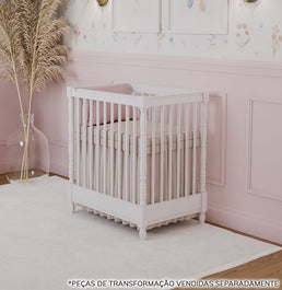 Berço Monet 3 em 1 Palitado - Branco