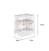 Berço Monet 3 em 1 Palitado - Branco