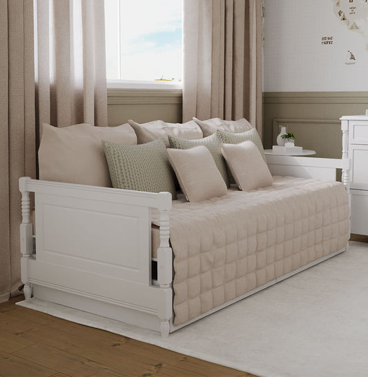 Cama Solteiro Monet - Branco