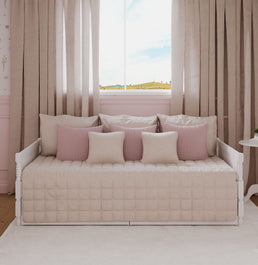 Cama Solteiro Monet - Branco