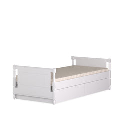 Cama Solteiro Monet - Branco
