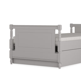 Cama Solteiro Monet - Greige